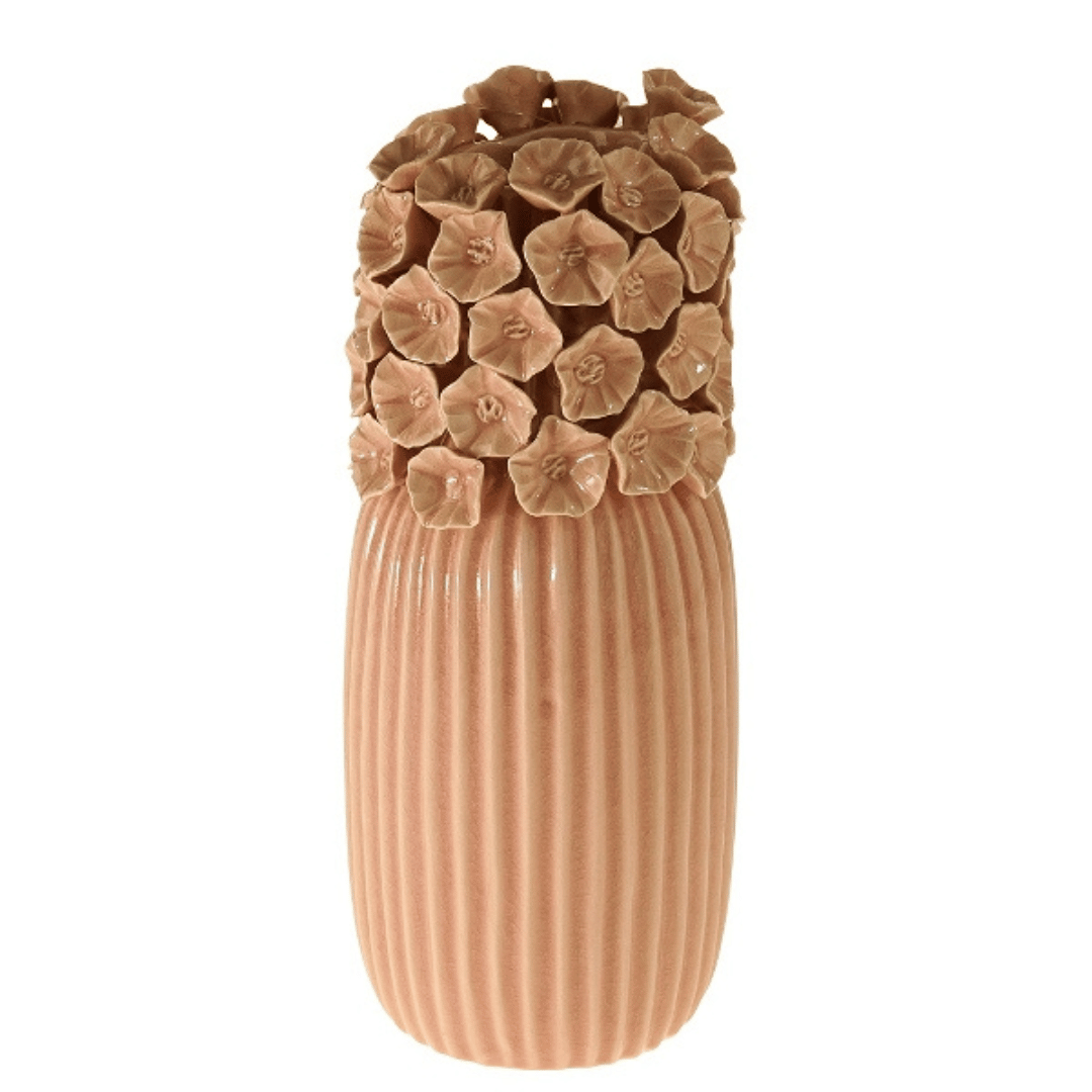 Billede af Vase Flowers | Pink | 11x11x28cm