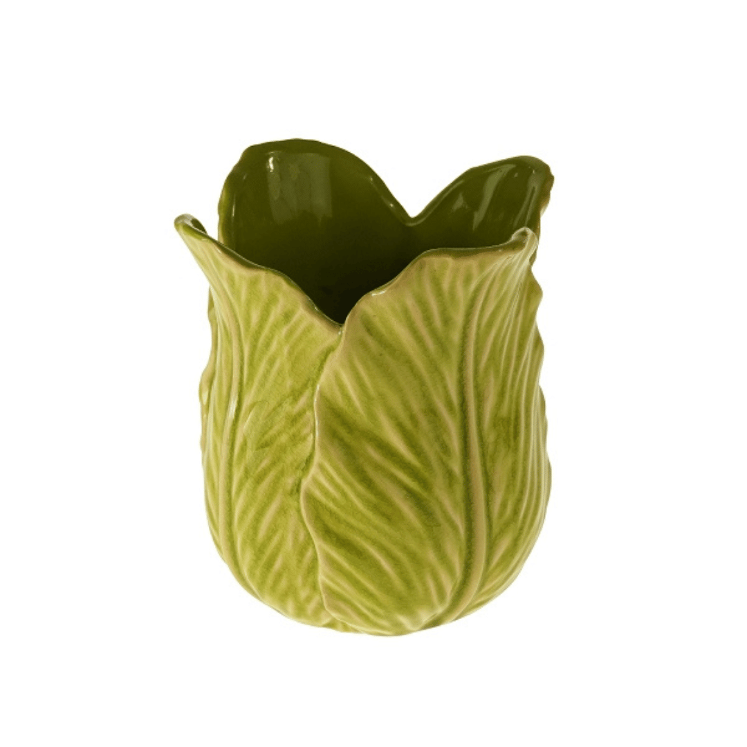 Billede af Vase Tulip | Grøn Stenstøj | 14,5x14,5x15,5cm