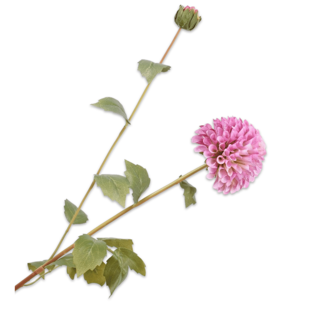 Billede af Silkeblomst Dahlia | Lys Lilla | 87 cm