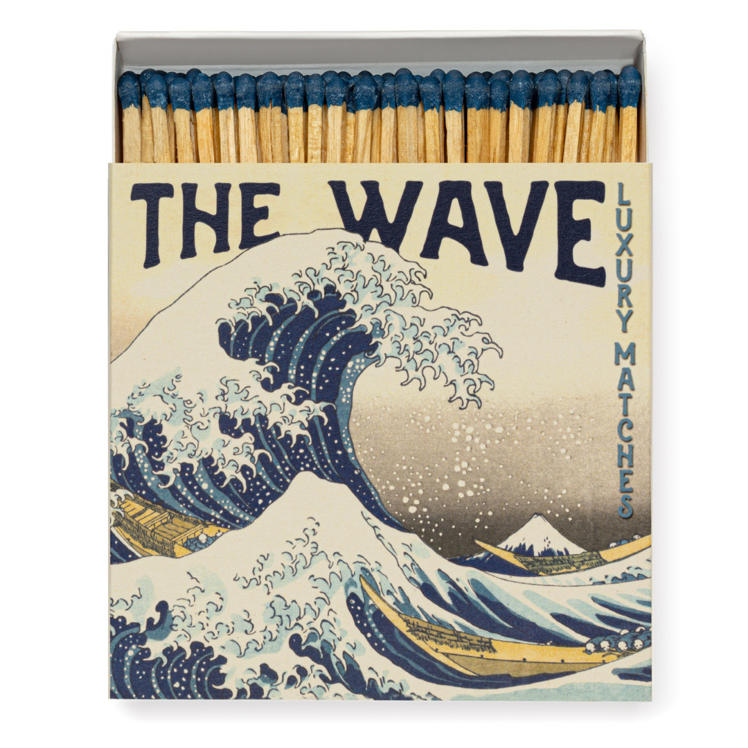 Billede af Tændstikæske Hokusai Wave