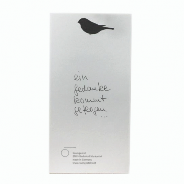  Raumgestalt Notesblok BirdNail 16,5 x 8,5 cm.