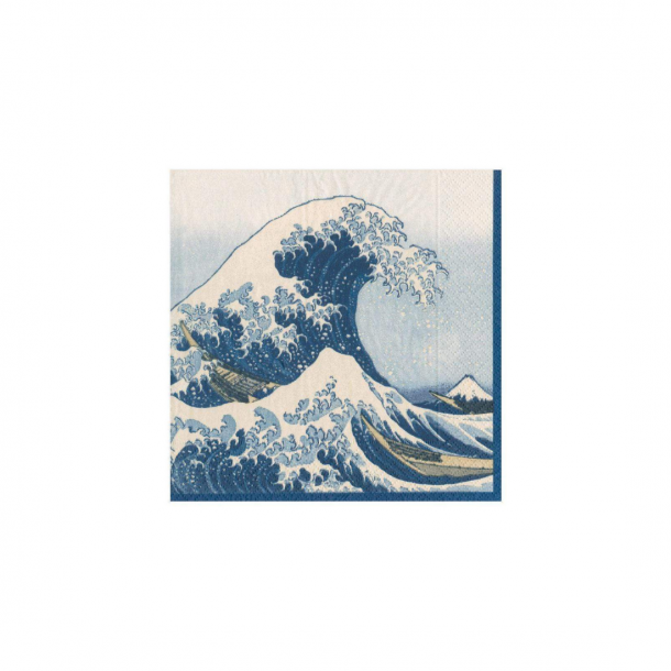 Frokostservietter The Great Wave, 33 x 33 cm